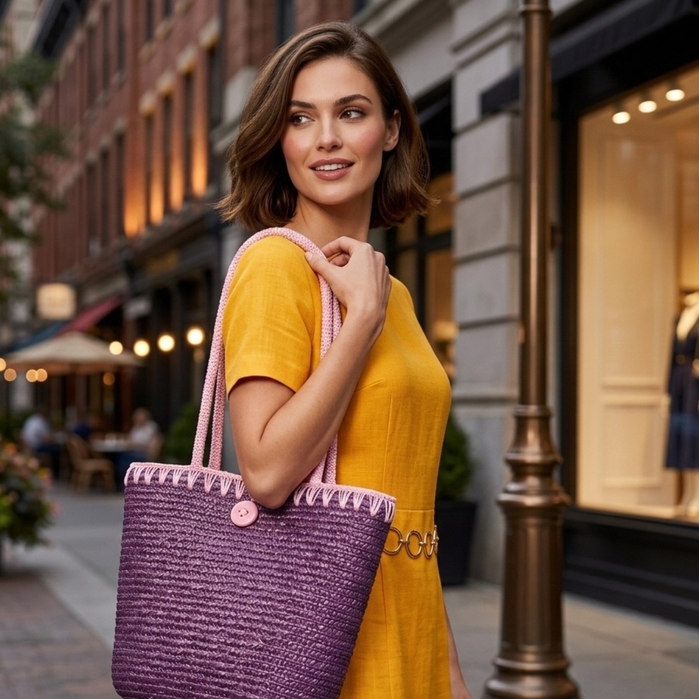 Giorgio Beverly Hills Straw Bag
